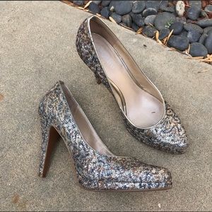 Nine West Sparkly Glitter Heels